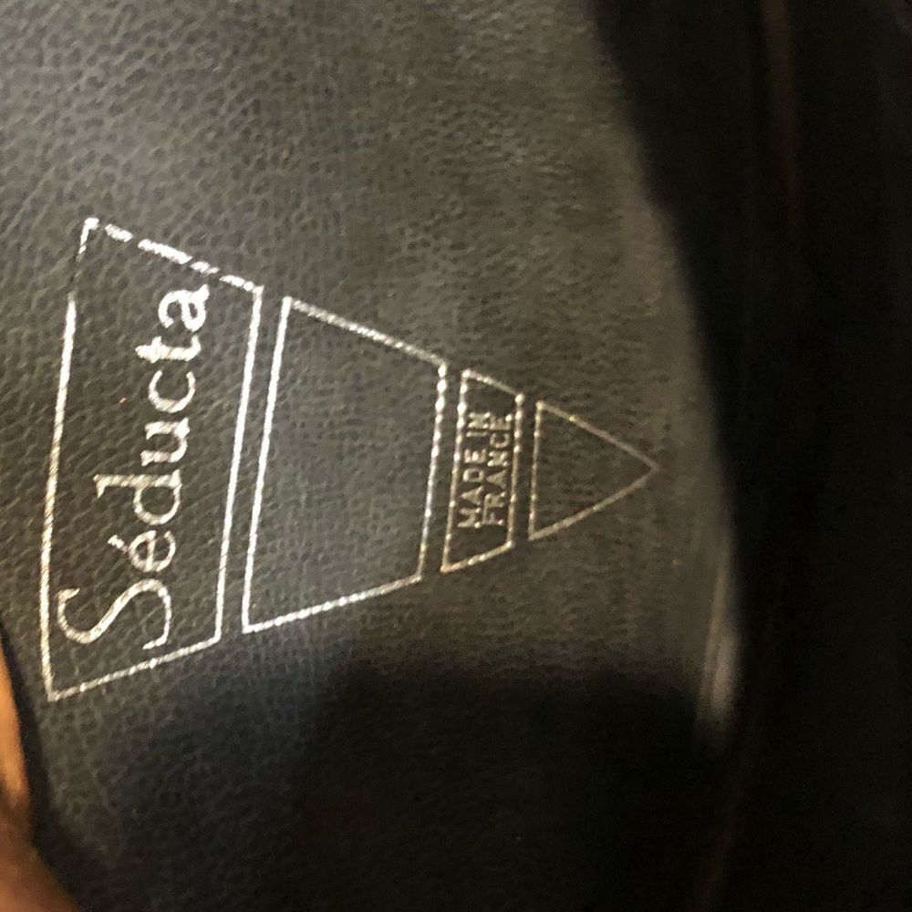 Seducta brown leather purse bag - Picture 7 of 8
